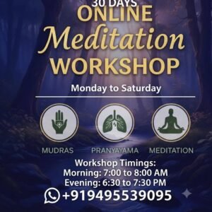 30 Days meditation workshop